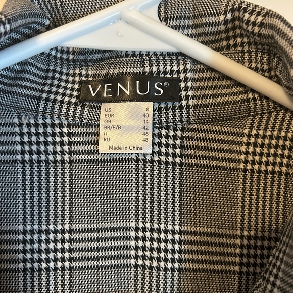 VENUS Black and Gray Sleeveless Jumpsuit - Picture 5 of 6